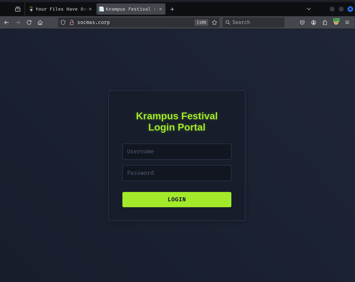 Krampus Festival Login