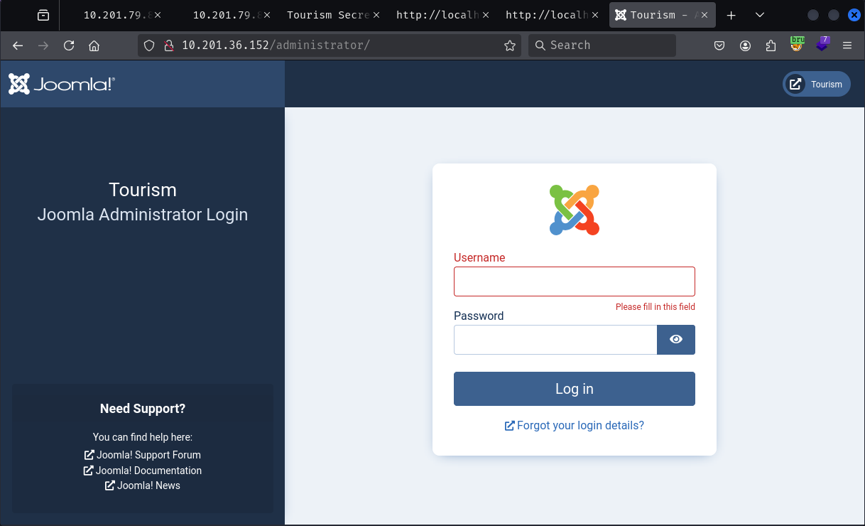 Joomla Admin